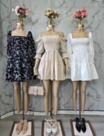 VESTIDO CORTO LUNA BORDADO