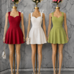 VESTIDO CORTO LAURA LISO