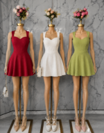 VESTIDO CORTO LAURA LISO
