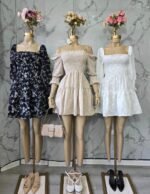 VESTIDO CORTO LUNA BORDADO