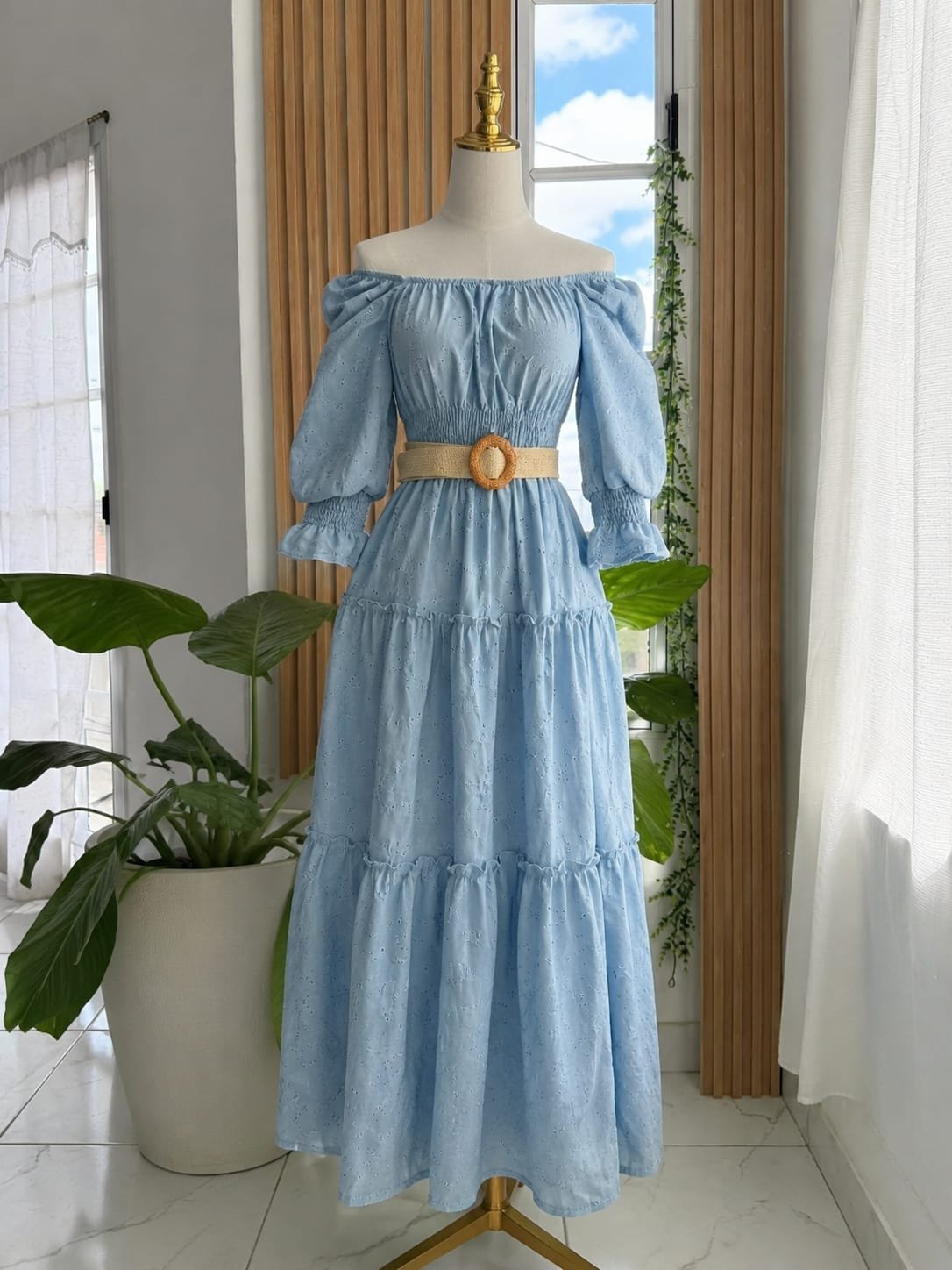 WhatsApp Image 2026-08-24 at 09.35.54 VESTIDO LARGO AMANDA 3/4 - Imagen 1