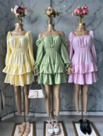 VESTIDO CORTO LISBOA LISO